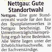 Nettgau, gute Standortwahl.